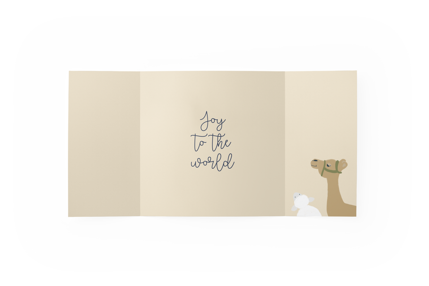 Kerstkaart - Joy to the world