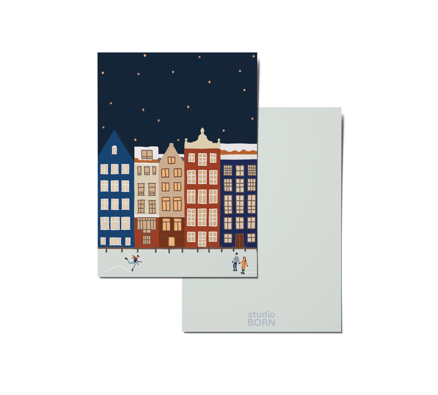Kerstkaart - Winter