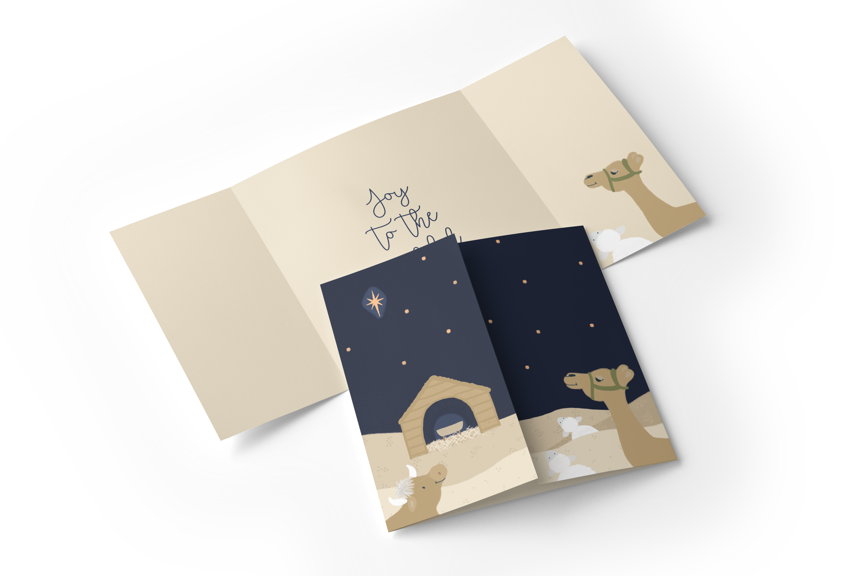 Kerstkaart - Joy to the world