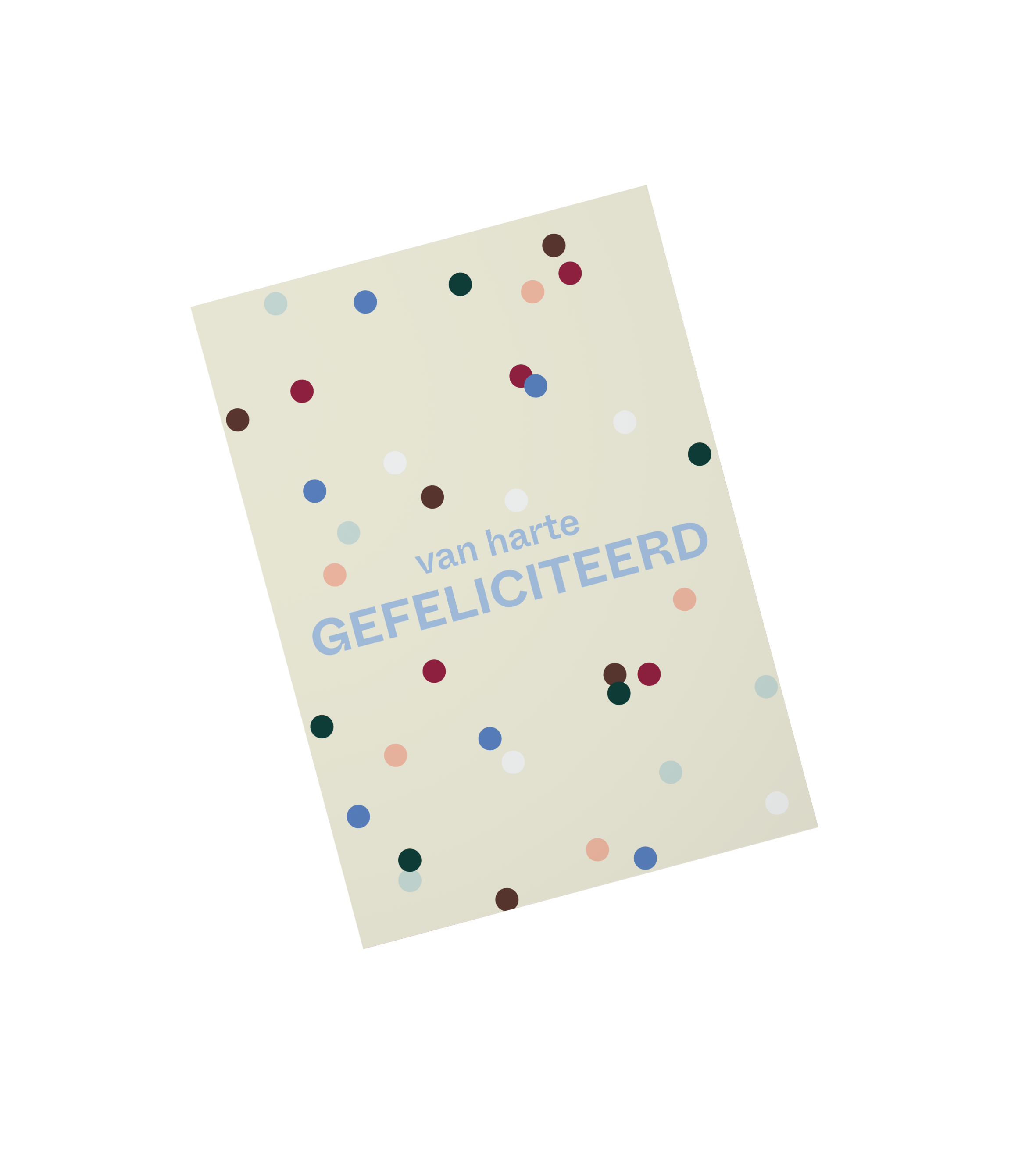 Kaart - van harte gefeliciteerd