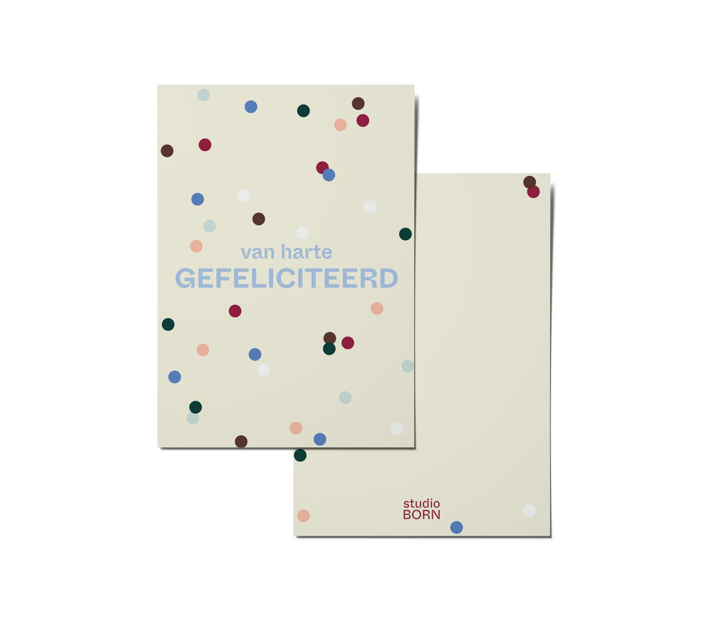 Kaart - van harte gefeliciteerd